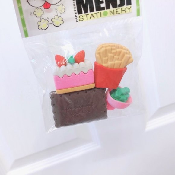 NEW Stationary Dessert Cute Erasers Bundle - Picture 2 of 3